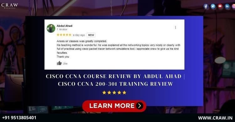CISCO CCNA Course Review by Abdul Ahad | CISCO CCNA 200-301...