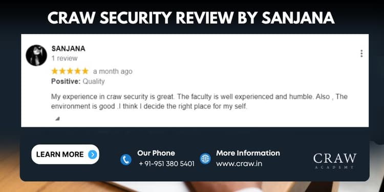 Craw Security Review by SANJANA - Craw Security