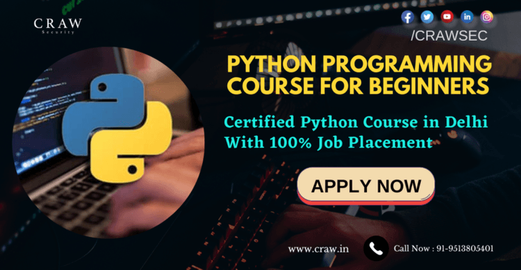 Best Python Programming For Beginners in Delhi, India