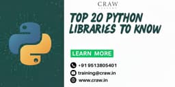 Learn about Top 20 Python Libraries To Know in 2026