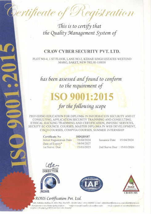 ISO 27001 Certificaton