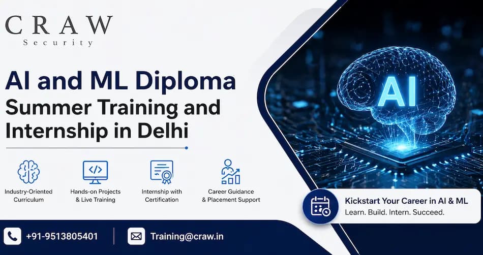 AI and ML Diploma Summer Training and Internship in Delhi