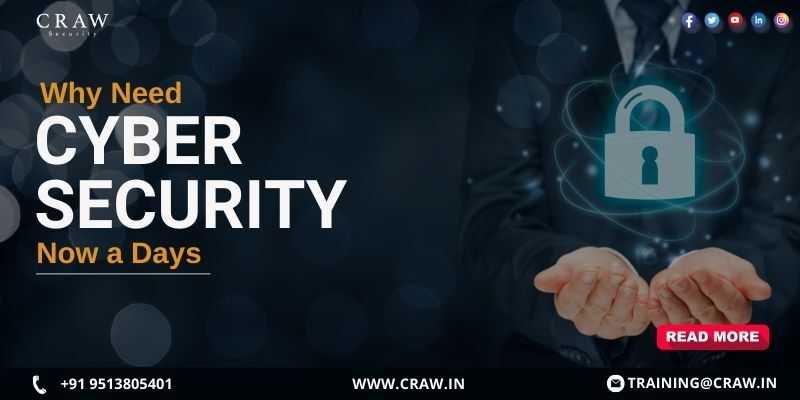 Why Need For Cyber Security Now A Day - Craw Security