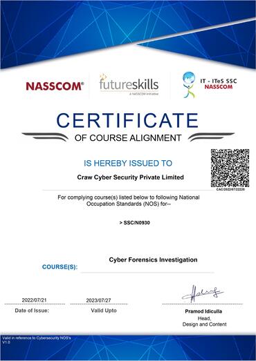 Cyber Forensics Investigation Course in Delhi - Craw Security