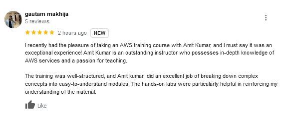 Craw AWS course Review