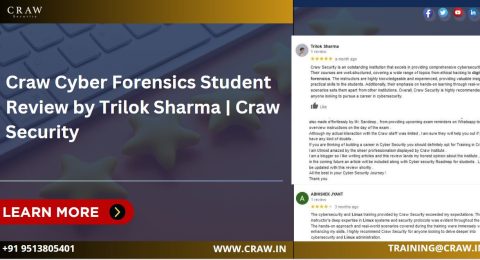 craw cyberforensics student reviews