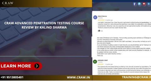 penetration testing course review by kalind sharma