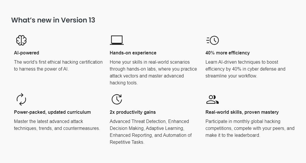 ceh v13 new updates