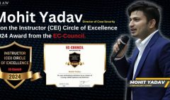 ec councul awarded for best instructor to mohit yadav