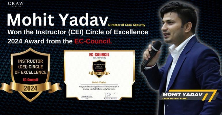 ec councul awarded for best instructor to mohit yadav