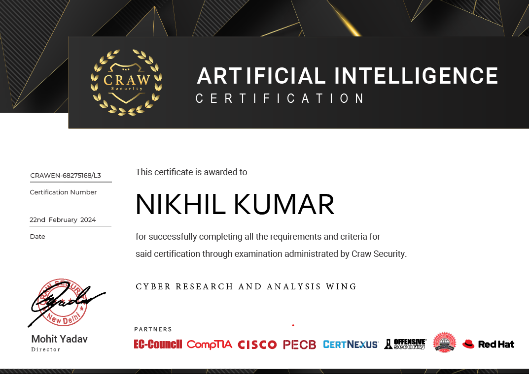 NIKHIL KUMAR AI